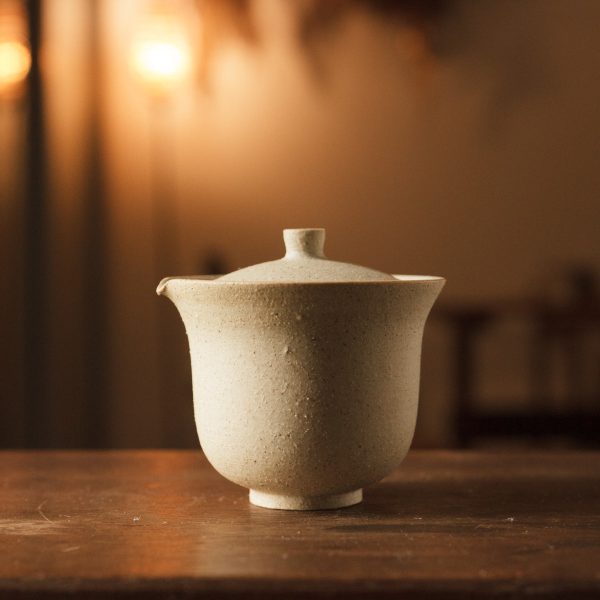 Gray clay reduction fired gaiwan 灰泥还原烧盖杯 - Image 2