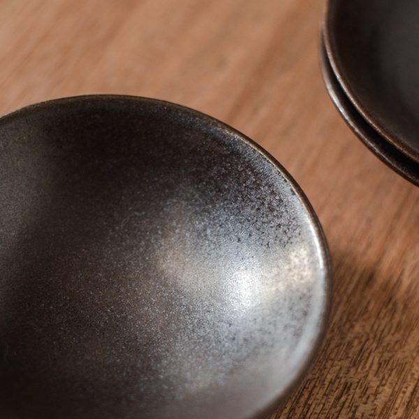 Black glazed tea cup 黑釉倒笠茶杯 - Image 4