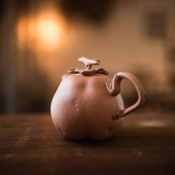 Persimmon shape teapot 柿子壶 - Image 3