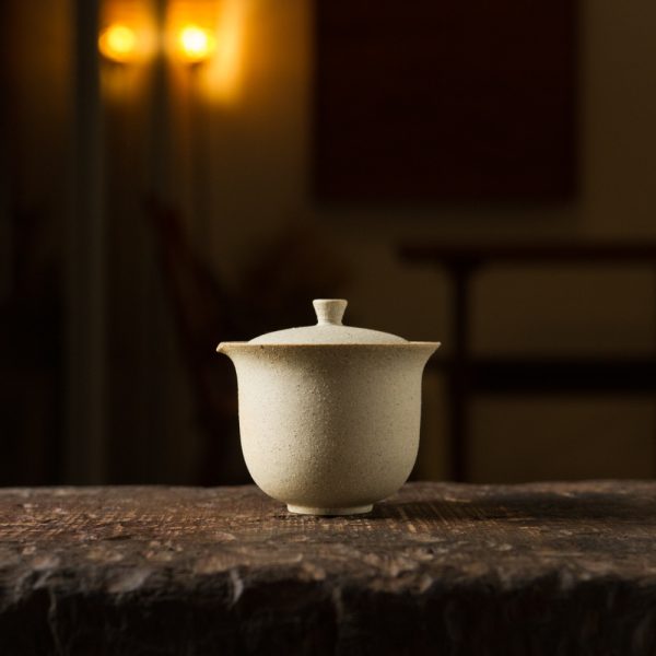Gray clay reduction fired gaiwan 灰泥还原烧盖杯 - Image 3