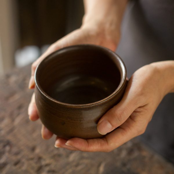 Brown Chawan 窄口茶碗 - Image 2