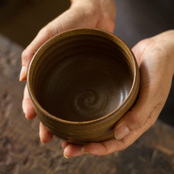 Ombré Brown Chawan 渐变棕色茶碗 - Image 5